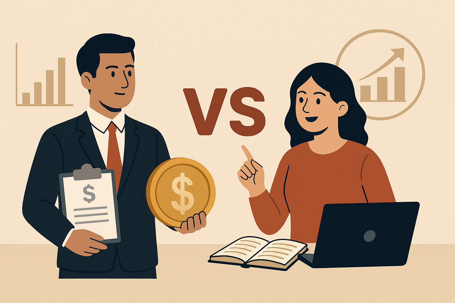 Lee más sobre el artículo Coach financiero vs. Asesor financiero: ¿Cuál es la diferencia y cuál elegir?